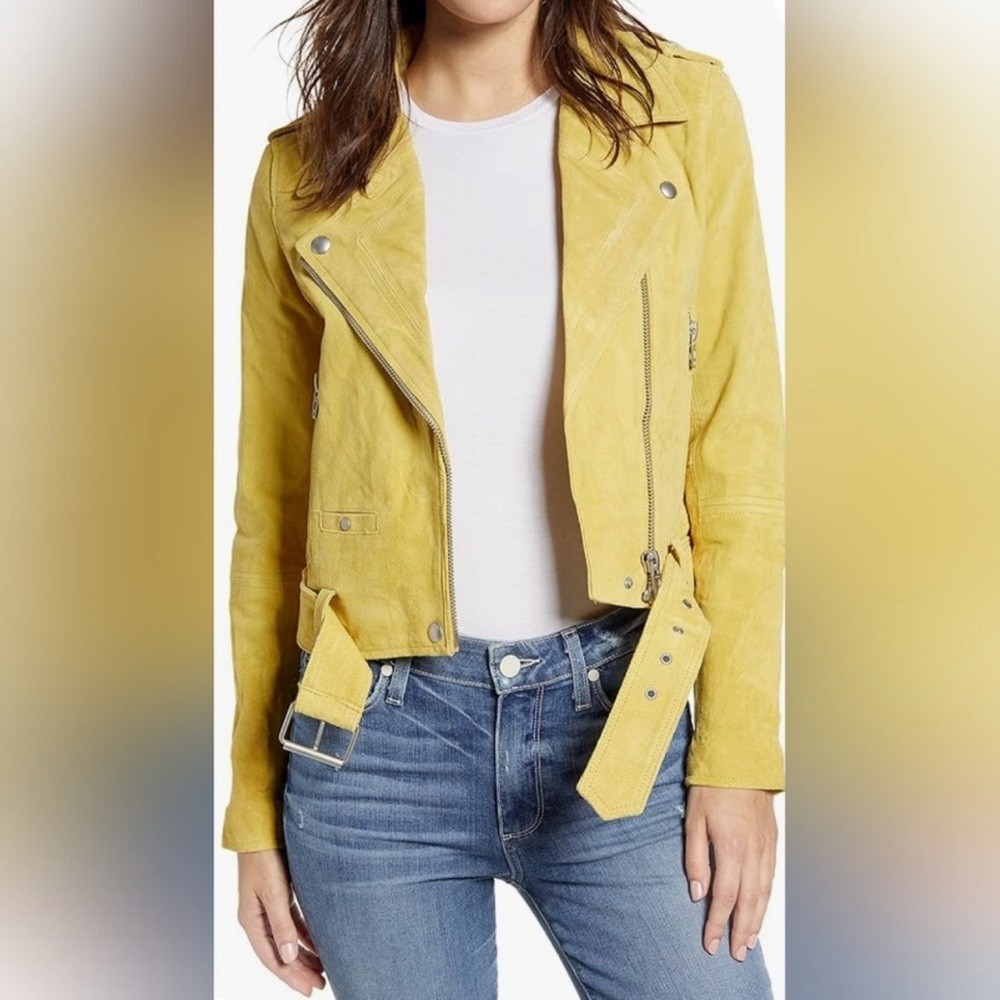 Moto Suede Leather Jacket